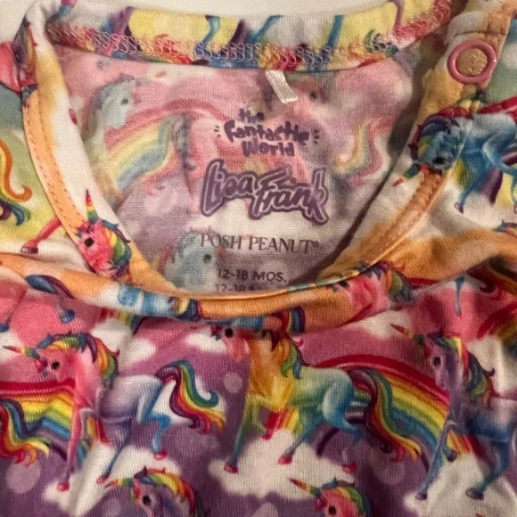Posh Peanut Lisa Frank onesie - Picture 3 of 3